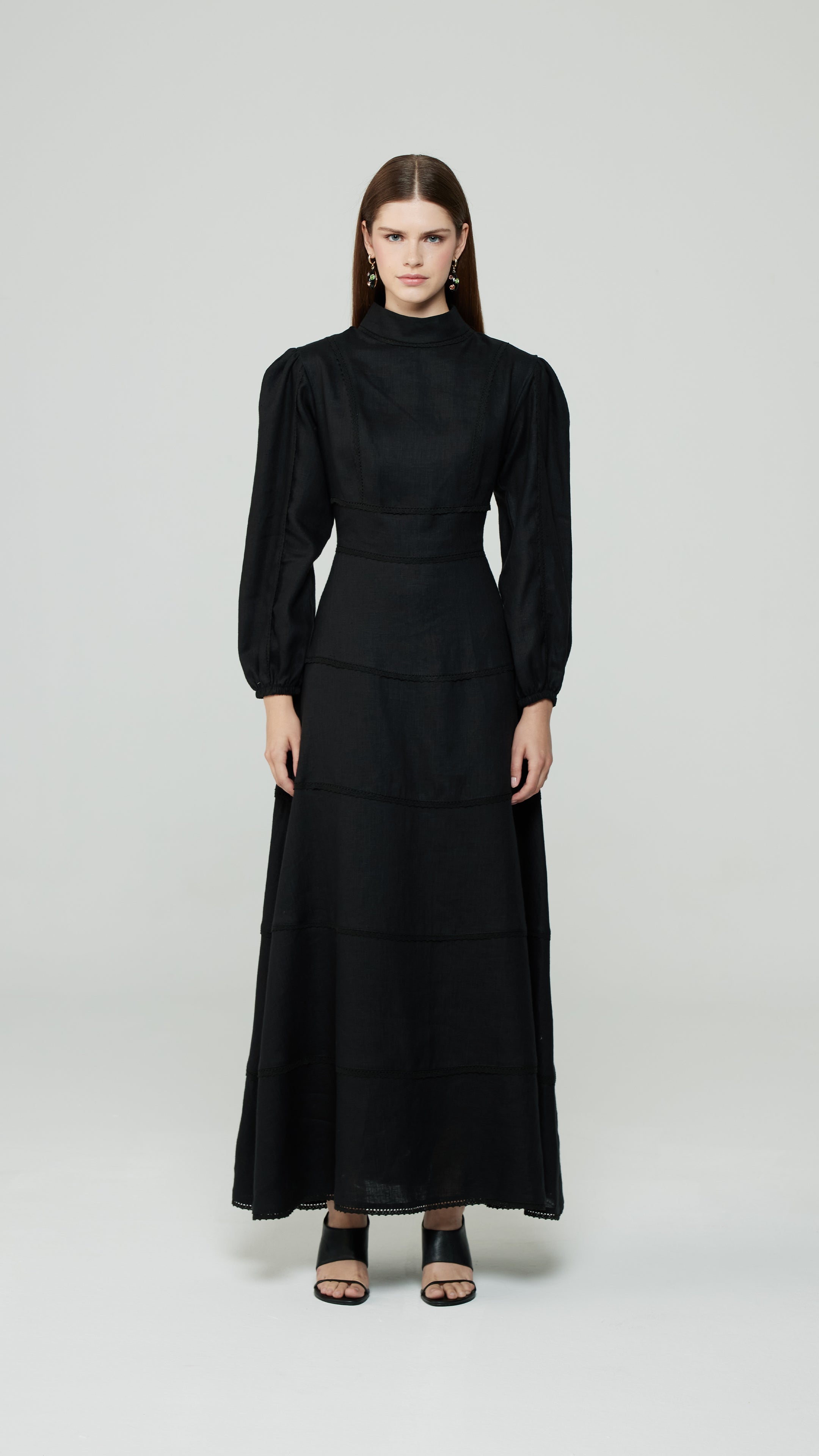 Elissa Siyah elbise