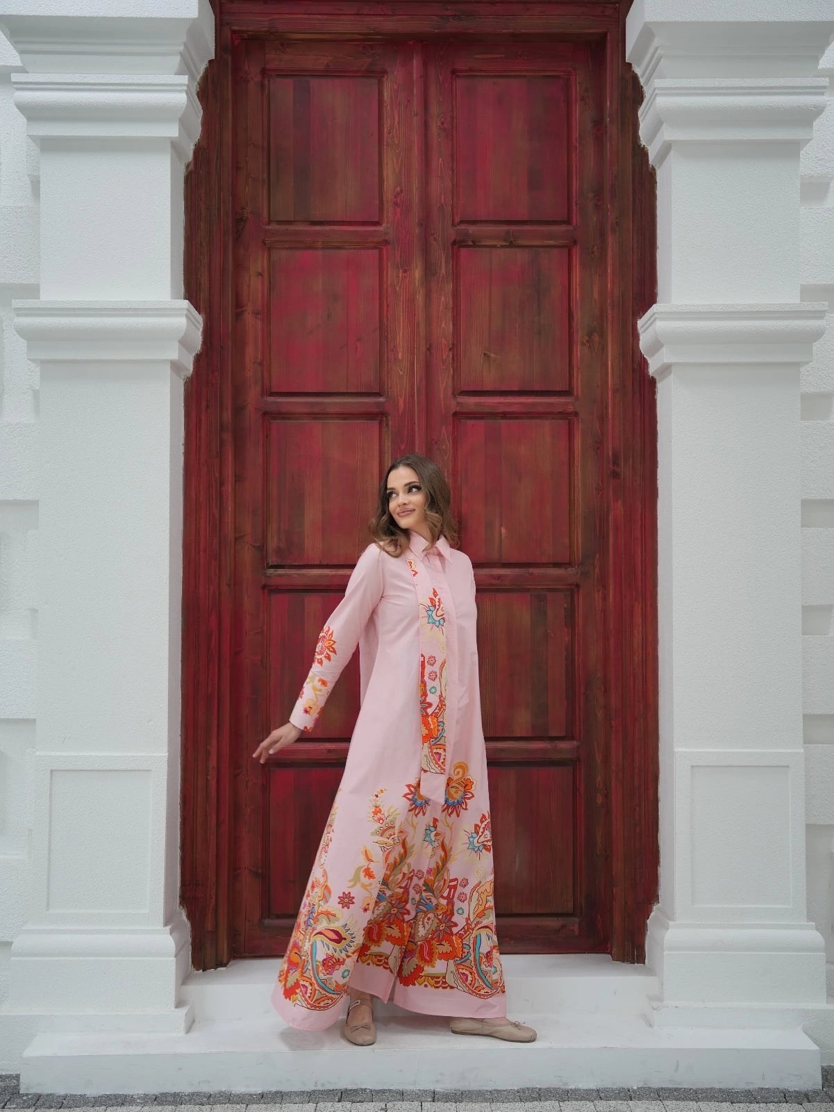 Zuu Pembe Elbise